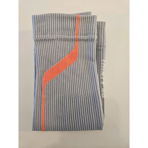 Thirty48 Compression Sleeves Gray Orange LRG Improved Blood Flow Injury Recovery - Picture 7 of 9